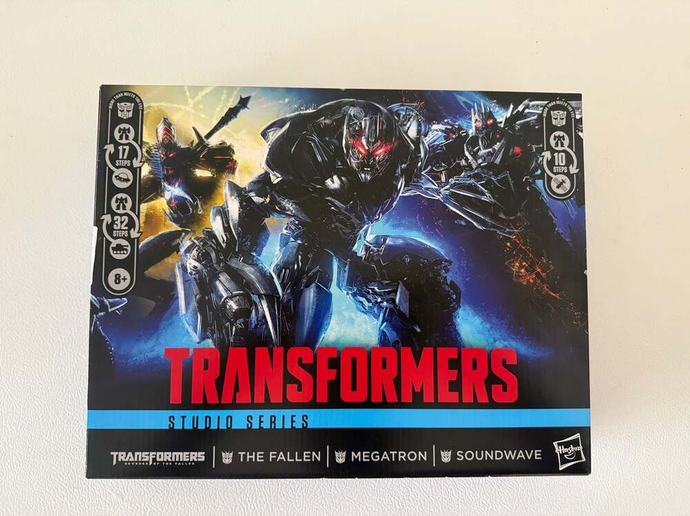 Transformers Studio Series Revenge of the Fallen Fallen, Megatron, and Soundwave